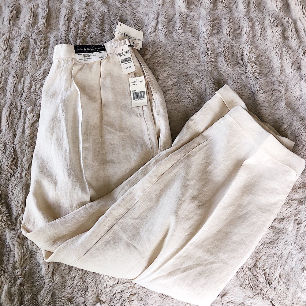 100% Linen Polo Ralph Lauren Warwick pants